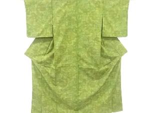 花模様織り出し十日町紬着物